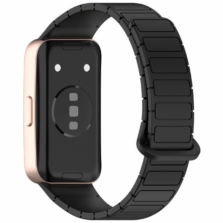 Ремешок Deexe Flexible Fit для Huawei Band 8 / 9 / 10 - Black: фото 1 из 6