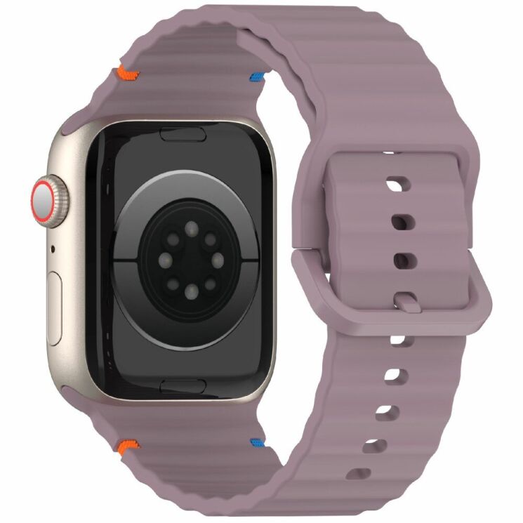 Ремешок Deexe Galaxy Strap для Apple Watch 42 (Series 10) / 41 / 40 / SE 40 / 38 - Purple: фото 1 из 7