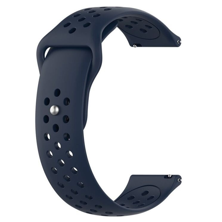 Ремешок Deexe Holes Strap для Samsung Galaxy Gear S3 - Dark Blue: фото 2 из 4