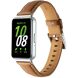 Ремінець Deexe Leather Strap для Samsung Galaxy Fit 3 - Light Brown (349016LZ). Фото 1 з 4
