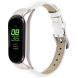 Ремешок Deexe Leather Strap для Xiaomi Mi Smart Band 8 / 9 - White (326017W). Фото 2 из 5