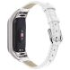 Ремешок Deexe Leather Strap для Xiaomi Mi Smart Band 8 / 9 - White (326017W). Фото 1 из 5