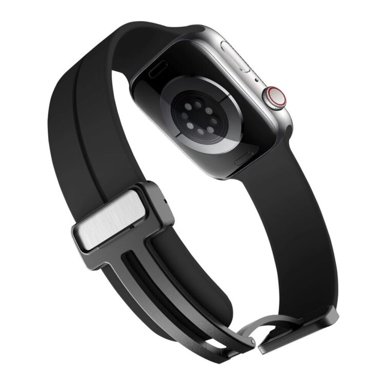 Ремінець Deexe Magnetic Braselet для Apple Watch 42 (Series 10) / 41 / 40 / SE 40 / 38 - Midnight Blue: фото 7 з 8