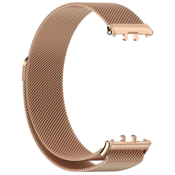 Ремешок Deexe Milanese Loop для Samsung Galaxy Fit 3 - Rose Gold: фото 3 из 7