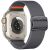 Ремешок Deexe Orbit Flex для Apple Watch 46 / 45 / 44 / SE 44 / 42 (Series 1-3) / Ultra / Ultra 2 - Dark Grey: фото 1 из 5
