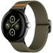 Ремешок Deexe Orbit Flex для Google Pixel Watch / Watch 2 / Watch 3 (41mm) - Army Green (311717AG). Фото 2 из 4
