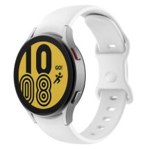 Ремешок Deexe Soft Silicone для Samsung Galaxy Watch 5 (40/44mm) / 5 Pro (45mm) - White: фото 1 из 3