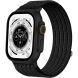 Ремешок Deexe Soft Weave для Apple Watch 49 / 46 / 45 / 44 / SE 44 / 42 (Series 1-3) / Ultra / Ultra 2 / Ultra 3 - Black (371861B). Фото 2 из 5