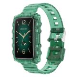 Ремешок Deexe Solid Color для Xiaomi Mi Band 7 Pro - Transparent Green: фото 1 из 8