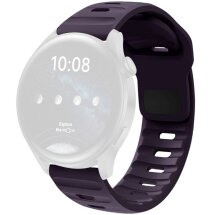 Ремінець Deexe Sport Band для годинників з шириною кріплення 22 мм - Dark Purple: фото 1 з 2