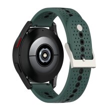 Ремінець Deexe Sport Style для годинників з шириною кріплення 20 мм - Black / Olive Green: фото 1 з 10