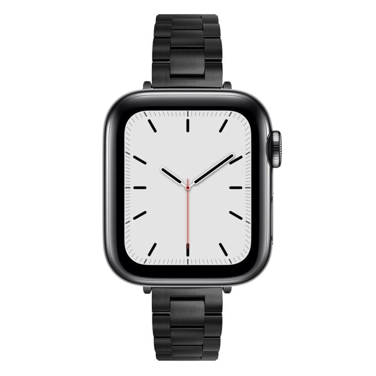 Ремешок Deexe Stainless Bracelet для Apple Watch 46 / 45 / 44 / SE 44 / 42 (Series 1-3) / Ultra / Ultra 2 / Ultra 3 - Black (251348B) Ремешок Deexe Stainless Bracelet для Apple Watch 46 / 45 / 44 / SE 44 / 42 (Series 1-3) / Ultra / Ultra 2 / Ultra 3 - Black: фото 3 из 5