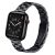 Ремешок Deexe Stainless Bracelet для Apple Watch 46 / 45 / 44 / SE 44 / 42 (Series 1-3) / Ultra / Ultra 2 / Ultra 3 - Black: фото 1 из 5