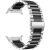 Ремешок Deexe Stainless Steel для Samsung Galaxy Watch 8 (40/44mm) / 8 Classic (43/47mm) / Ultra 2 - Black / Silver: фото 1 из 5