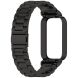 Ремешок Deexe Stainless Steel для Xiaomi Mi Smart Band 9 Active / Redmi Band 3 - Black (372402B). Фото 2 из 13