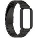 Ремешок Deexe Stainless Steel для Xiaomi Mi Smart Band 9 Active / Redmi Band 3 - Black (372402B). Фото 3 из 13