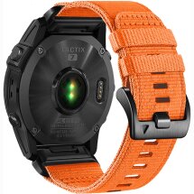 Ремешок Deexe Tactic Gear для часов Garmin c креплением Quick Fit 22mm - Orange: фото 1 из 4