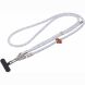 Ремінець для смартфона Deexe Crossbody Strap - Grey / White (983028HW). Фото 1 з 5