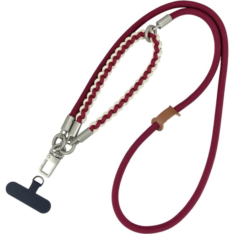 Ремешок для смартфона Deexe Woven Strap - Red (983014R) Ремешок для смартфона Deexe Woven Strap - Red: фото 1 из 4