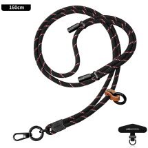 Ремінець для смартфона Leeu Design CLIMB Peak Series - Black / Red: фото 1 з 4