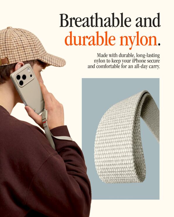 Ремешок для смартфона Spigen Classic LS Phone Strap (AFA10617) - Stone: фото 13 из 18