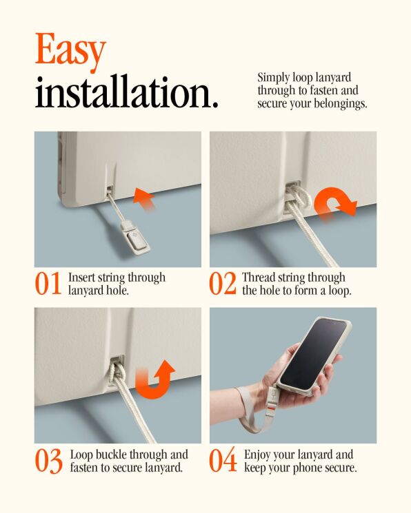 Ремешок для смартфона Spigen Classic LS Phone Strap (AFA10617) - Stone: фото 18 из 18