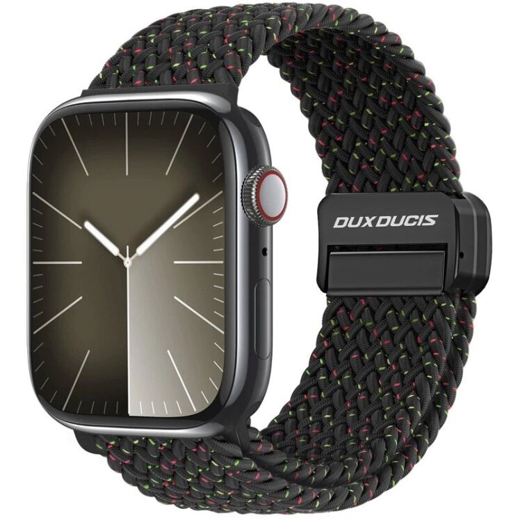 Ремінець DUX DUCIS Mixture Pro Series для Apple Watch 42 (Series 10) / 41 / 40 / SE 40 / 38 - Black Unity: фото 1 з 8