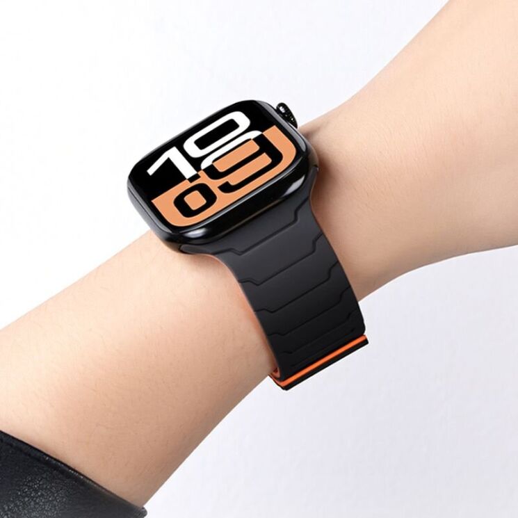 Ремешок Hoco WA39 для Apple Watch 49 / 46 / 45 / 44 / SE 44 / 42 (Series 1-3) / Ultra / Ultra 2 / Ultra 3 - Armygreen / Black: фото 5 из 6