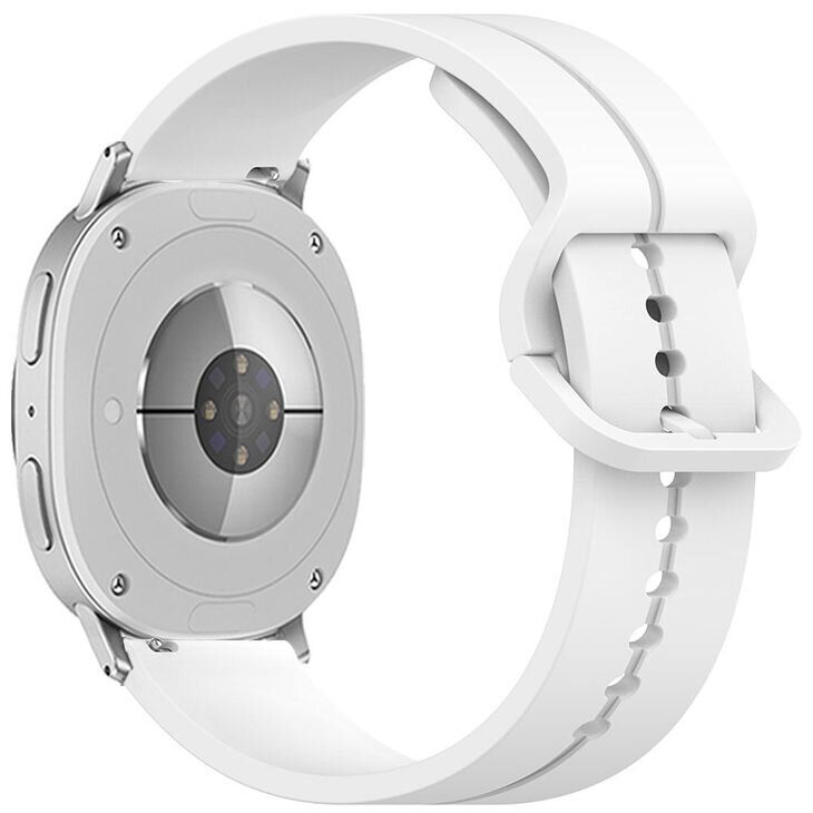Ремешок KALEBOL Groove Design для Samsung Galaxy Watch 8 (40/44mm) / 8 Classic - White: фото 1 из 5
