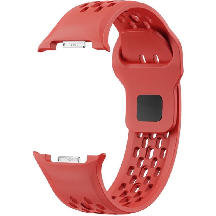 Ремінець KALEBOL Hole Design для Samsung Galaxy Watch 8 (40/44mm) / 8 Classic - Red: фото 2 з 7