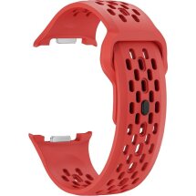 Ремінець KALEBOL Hole Design для Samsung Galaxy Watch 8 (40/44mm) / 8 Classic - Red: фото 1 з 7