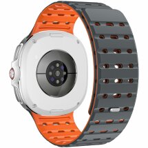 Ремінець Reframe Sport Band для Samsung Galaxy Watch 8 (40/44mm) / 8 Classic - Grey / Orange: фото 1 з 4