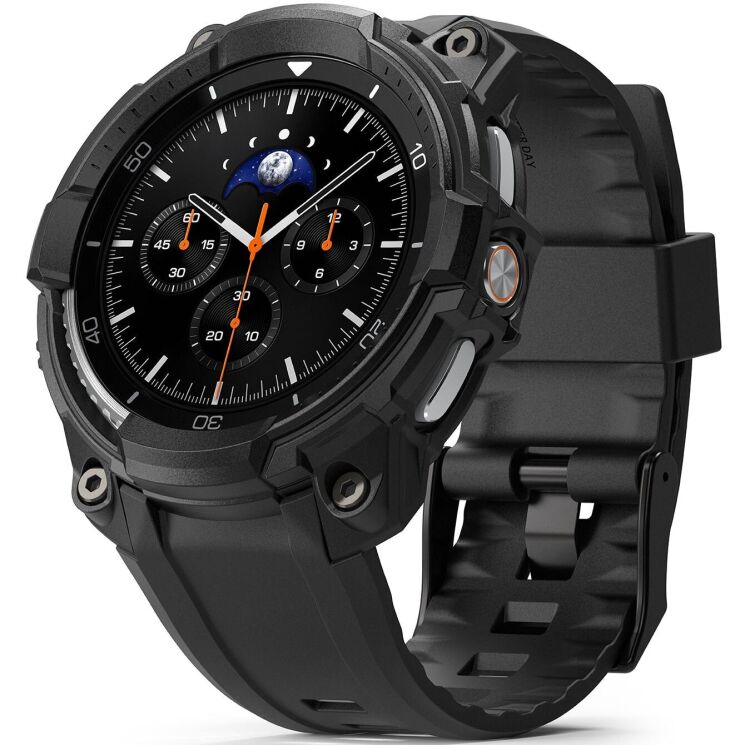 Ремешок Ringke Rugged Gear (FW) для Samsung Galaxy Watch 8 Classic (8800328814165) - All Black: фото 1 из 18