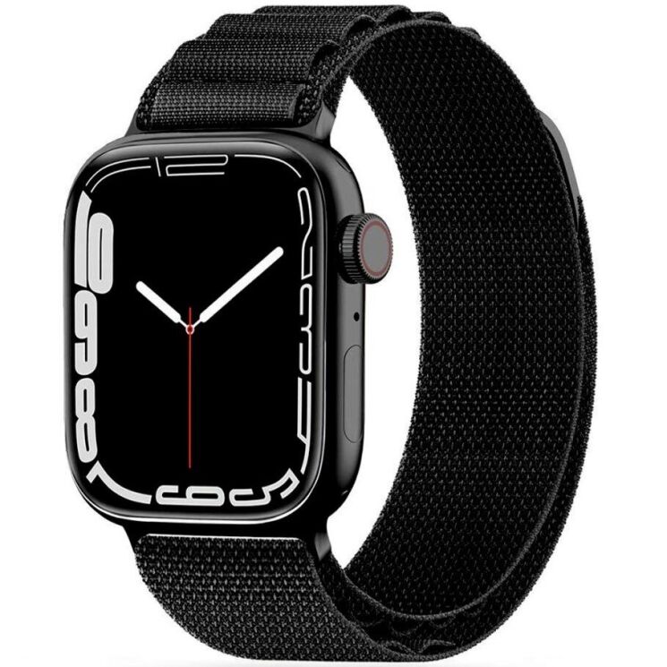 Ремешок Tech-Protect Nylon Pro для Apple Watch 46 / 45 / 44 / SE 44 / 42 (Series 1-3) / Ultra / Ultra 2 - Black: фото 1 из 6