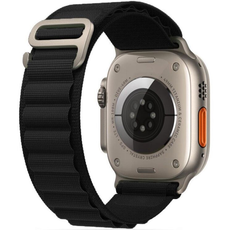 Ремешок Tech-Protect Nylon Pro для Apple Watch 46 / 45 / 44 / SE 44 / 42 (Series 1-3) / Ultra / Ultra 2 - Black: фото 2 из 6