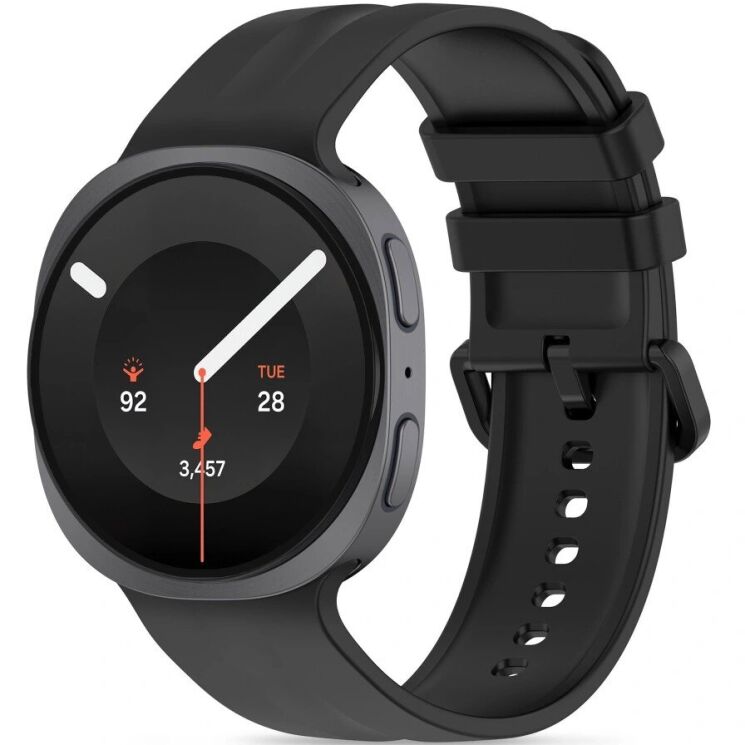 Ремешок Tech-Protect Silicone Evo для Samsung Galaxy Watch 9 (40/44mm) / 8 (40/44mm) / 8 Classic - Black: фото 1 из 5