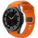 Ремінець Tech-Protect Silicone Line для Samsung Galaxy Watch 4 / 4 Classic / 5 / 5 Pro / 6 / 6 Classic / 7 / FE 5906302313594 - Orange (358219O). Фото 1 з 6