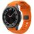 Ремінець Tech-Protect Silicone Line для Samsung Galaxy Watch 4 / 4 Classic / 5 / 5 Pro / 6 / 6 Classic / 7 / FE 5906302313594 - Orange: фото 1 з 6