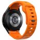 Ремінець Tech-Protect Silicone Line для Samsung Galaxy Watch 4 / 4 Classic / 5 / 5 Pro / 6 / 6 Classic / 7 / FE 5906302313594 - Orange (358219O). Фото 2 з 6