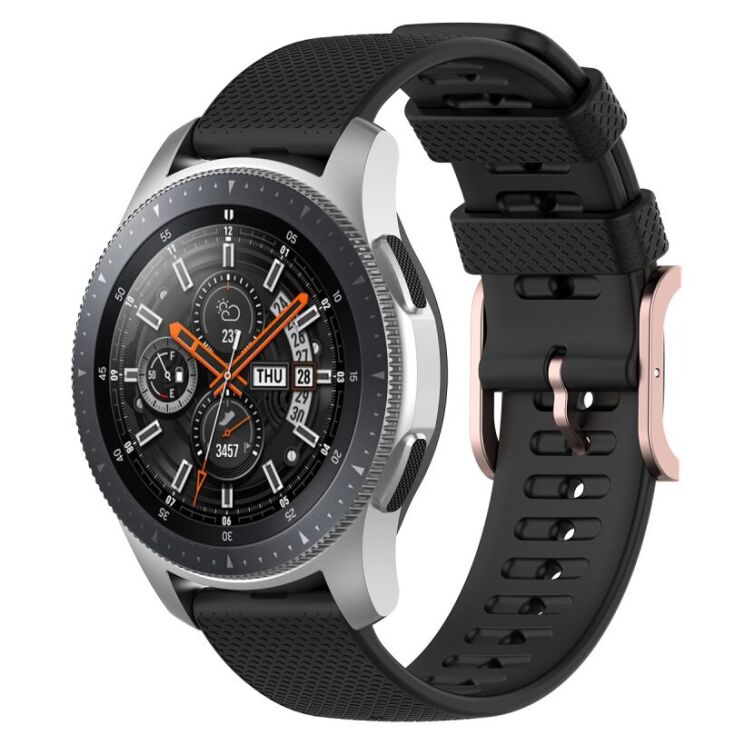 Ремешок UniCase Dot Pattern для Samsung Galaxy Watch 3 (45mm) - Black: фото 2 из 5