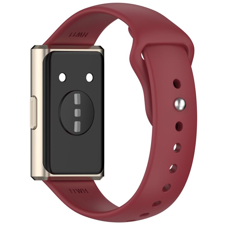 Ремешок UniCase Original Style для Huawei Band 11 Pro / Band 11 - Wine Red: фото 1 из 7
