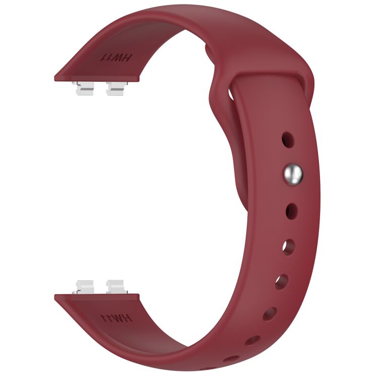 Ремешок UniCase Original Style для Huawei Band 11 Pro / Band 11 - Wine Red: фото 2 из 7