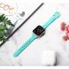Ремінець UniCase Silicone Strap для Apple Watch 42 (Series 10) / 41 / 40 / SE 40 / 38 - Cyan (236207C). Фото 4 з 5