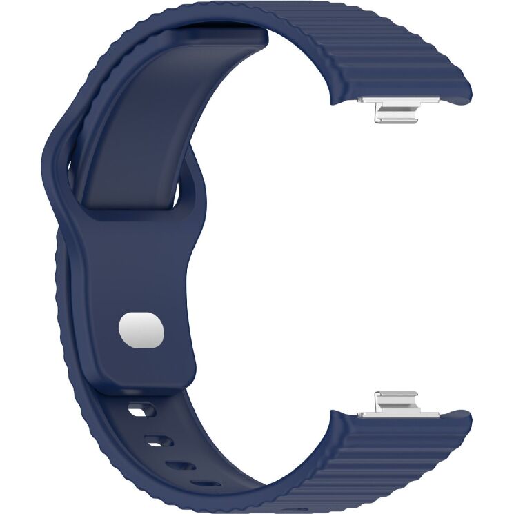 Ремешок UniCase Silicone Strap для Xiaomi Redmi Watch 6 / 6 Active / 6 Lite / 5 / 4 - Blue: фото 4 из 8