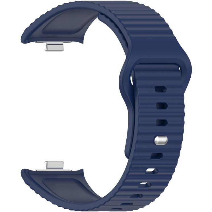 Ремешок UniCase Silicone Strap для Xiaomi Redmi Watch 6 / 6 Active / 6 Lite / 5 / 4 - Blue: фото 3 из 8