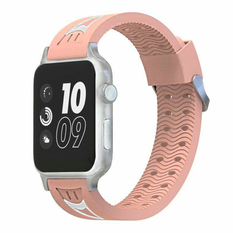 Ремешок UniCase Sport Style для Apple Watch 46 / 45 / 44 / SE 44 / 42 (Series 1-3) / Ultra / Ultra 2 - Pink: фото 1 из 5