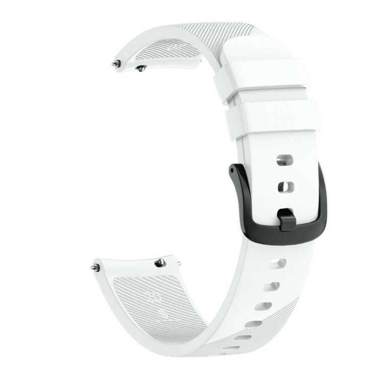 Ремешок UniCase Twill Texture Strap для Samsung Watch Active / Active 2 40mm / Active 2 44mm - White: фото 1 из 3