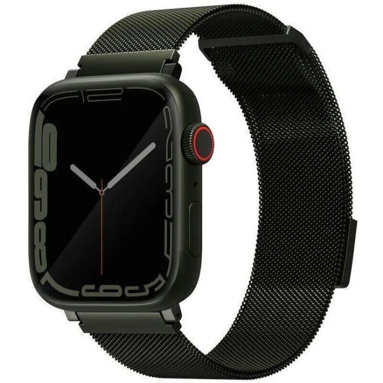 Ремінець UNIQ Dante для Apple Watch 46 / 45 / 44 / SE 44 / 42 (Series 1-3) / Ultra / Ultra 2 - Green: фото 1 з 4
