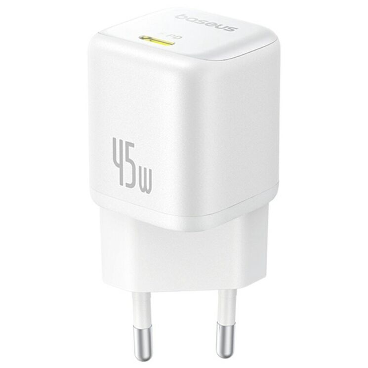 Сетевое зарядное устройство Baseus PicoGo Type-C (45W) P10176800213-00 - White: фото 2 из 16