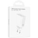 Мережевий зарядний пристрій Hoco C612A PD40W (Type-C) - White (995644W). Фото 6 з 6